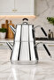 Pyramid Medium Size Silicone Handle Steel Teapot - 2
