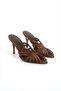 Alysa Women's Stylish Heeled Slippers with Cage Design - 2