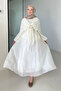Buckle Skirt Suit - Ecru - 5