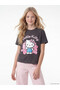 Original Oval Collar Hello Kitty Printed Girls' T-Shirt