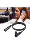1.8 Meter Right-Angle XLR Female To Straight XLR Male 3-Pin Mic Connector 0.3/1/1.8M Audio Cable for - 4