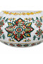 Enamel Kettle With Floral Mandala Design - 2.5 Litre - 4
