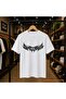 Sınıstaous Monkey Printed 100% Cotton Oversize Loose Regular Fit Crew Neck T-Shirt