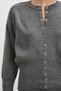 Women's Waist Accent Knitwear Set with Snap Fasteners - 3