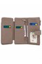 Women's Genuine Leather Zippered Multi-Compartment Long Wallet - 6