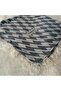 Handmade Needlework Writing, Scarf, Yemeni, Mevlit Cover, Head Cover, 4 Sides Embroidered, 100*100cm - 3