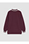 Polo Collar Oversize Women's Sweatshirt Tunic - 7