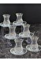 12 Piece Striped Glass Tea Set - Luxury Tea Cup and Tea Plate Set for 6 People - 2