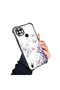 Realme C21 Compatible Transparent Back Panel Four-Corner Reinforced Impact Protection Glossy Edge Silicone Case - 2