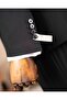 Slim Fit Men's Pointed Collar Double Breasted Jacket Pants Suit Black T20139-01 - 6