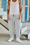 Men's Pleated Loose Shalwar Trousers with Elastic Waist and Cuffs - 6