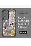Samsung Galaxy S24 Compatible Transparent Back Four-Corner Reinforced Impact Protection Silicone Case