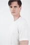 Draped White Linen Knitwear T-Shirt - 2
