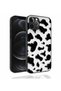 Compatible Case for iPhone 12 Pro Patterned Camera Protected Shiny Nora Cover