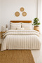 Natural Muslin Duvet Cover Set Double Size - 3