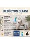 Cat Play Rod with Suction Cup 82 cm Flexible Spring, Bell and Feather Cat Toy
