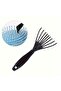 2 Pieces Mini Practical Hair Brush and Comb Cleaning Tool Comb Cleaner Rake - 8
