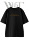 Kano Kurek Design Printed Unisex Black Oversize T-Shirt