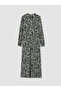 Sparkling Choices from Shining Store: Embroidered Dress with High Collar - 3
