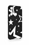 Tecno Spark 8C Compatible Black Mega Star Patterned Silicone Case - 3