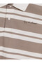 Esvab • Modern & Distinctive Devrik Roba Collar Striped Boys' Sweatshirt - 3