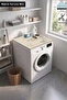 Clothes Dryer Top Organizer Mat Liquid-Proof Cover Cleaning Love - 2