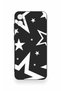 Samsung A05 Compatible Black Mega Star Patterned Silicone Case - 2