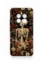 Realme 12 4g Compatible Flower Skeleton Pattern Silicone Case - 3