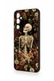 Tecno Pova Neo 2 Compatible Flower Skeleton Pattern Silicone Case - 3