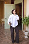 White Single Pocket Tericotone Shirt - 3