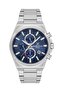 Dial in Navy Blue, Strap in Gray Color, Same as in the Image, 44 mm Men's Wristwatch - 6