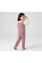 Girl's Knitwear Vest and Trousers Set with Cherry Collar Shirt, 3-Piece Set, Burgundy, 2-5 Years - 2