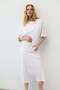 Linen-blend slip skirt - 2