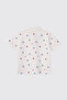 Baby Boy Polo Collar Ecru T-Shirt - 2