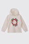 Baby Girl Ecru-Red Sweatshirt
