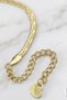 Steel Tressé Model Herringbone Bracelet 4 mm Gold Color |   Anti-Tarnish, Male, 2 Years Warranty - 2