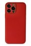 Aconcept iPhone 13 Pro Case Coco Leather Silicone Cover (120802) - Red