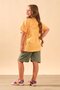 Unisex Kids 100% Cotton Short Sleeve Basic T-Shirt 2055 Orange - 6