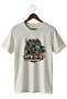 Unisex T-Shirt with Large Seljuk Warrior and Double-Headed Eagle Print – Turkish Historical Design