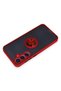 Aconcept Galaxy A25 5g Case Montreal Silicone Cover with Ring (100822) - Red - 3