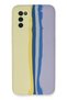 Aconcept Galaxy A03S Case Ebruli Launch Silicone (103351) - Yellow-Lilac