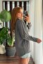 Women's comfort fit basic shirt - grey - 3