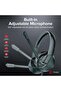 OCTO HEAD Wired Stereo Headset with Adjustable Mic 3.5mm Jack In-Line Volume Control 2.1m Long Cable Black - 4