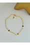 Crushed Plate Detail Steel Anklet - 2