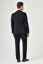Black Mono Collar 6 Drop Slim Fit Elastic Waist Suit 1001260194 - 5