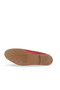Burgundy Leather Women's Flat Ballerinas - 6