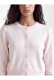 Pink Bow Buttoned Women's Knitwear Cardigan - 3