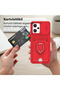 Aconcept Poco X5 5g Case Zuma Silicone with Business Card Holder and Ring (14442) - Red - 5