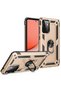 Aconcept Galaxy A72 Case Sofia Ring Silicone Cover (11603) - Gold - 2