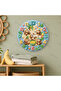 Fun Forest Monkey Children's Room Wall Clock Silent Wooden Clock 34.5 cm - 5